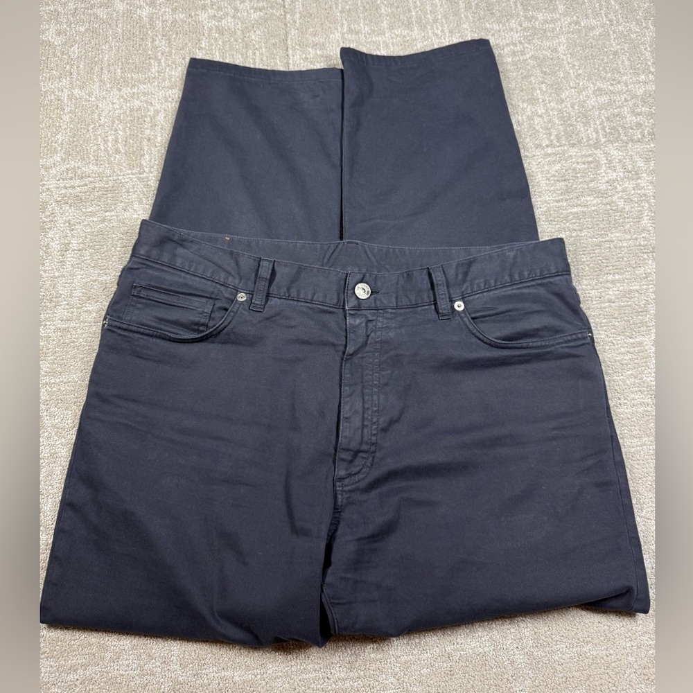 ZEGNA Roccia Stretch Cotton Dyed City 5-Pocket Pants Slim Fit Size 36
